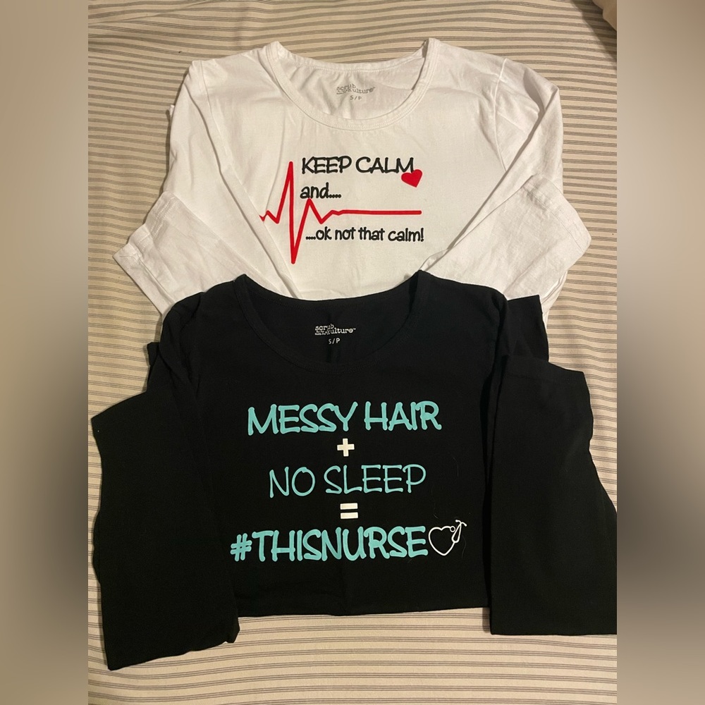 2 Long Sleeve Nursing Shirts *NEVER WORN*